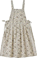 Kitchen Apron Floral Cotton Waterproof Women Apron White Color